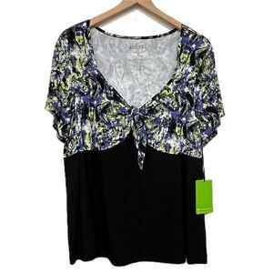 New Torrid Beetlejuice Black Top - Size 2X